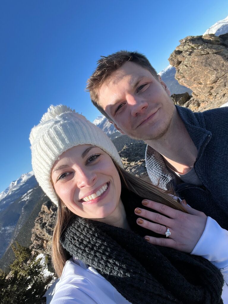 We went on a hike in Colorado and got engaged at the top! We are so excited for our future together!