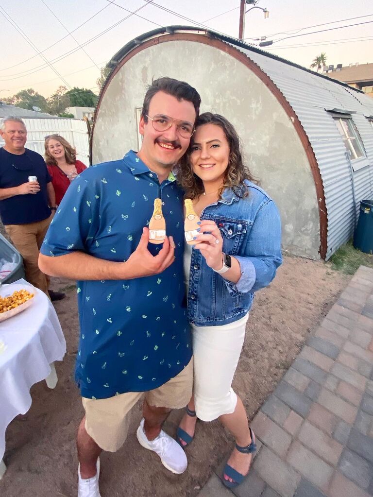 Our Engagement Party/Housewarming Party. Our family and friends came to celebrate our new home and new plans!