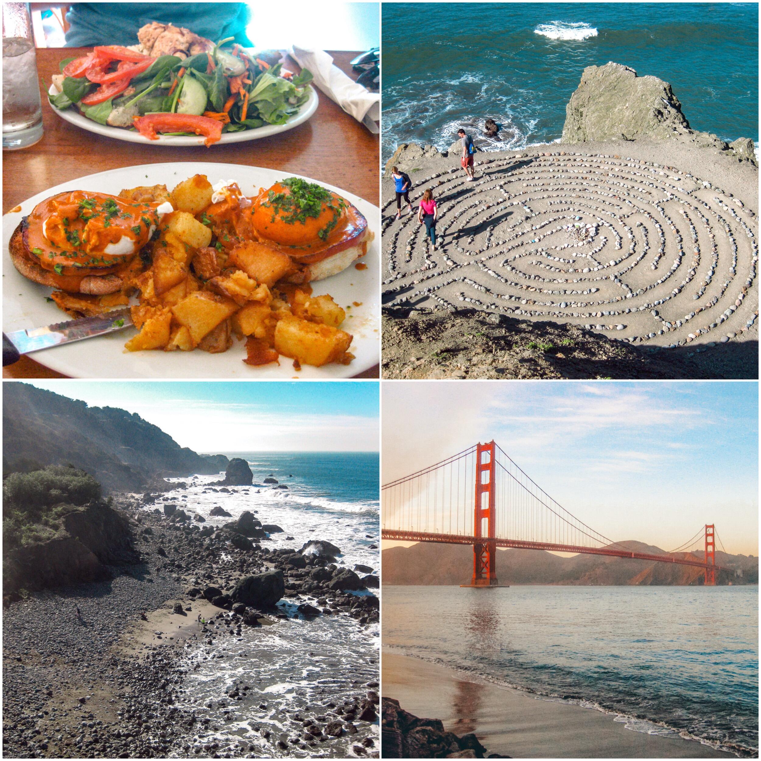 First Date - Brunch at Seabreeze Cafe, Lands End Labyrinth, View of Golden Gate Bridge from Chrissy Field