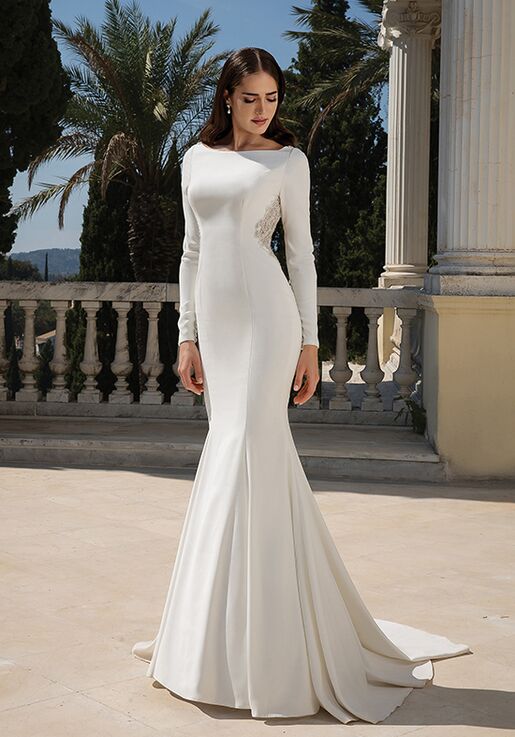 Long Sleeve Fitted Wedding Dresses on ...