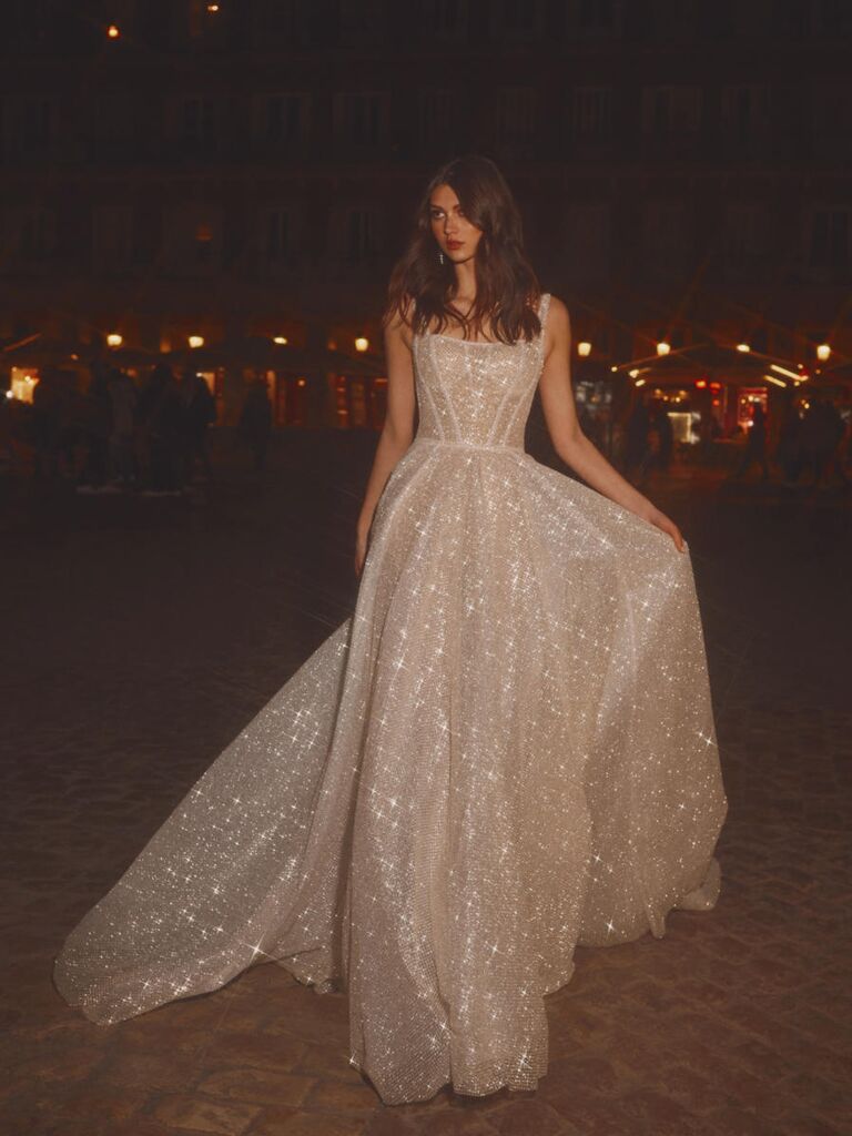 Galia Lahav sparkly fairytale wedding dress