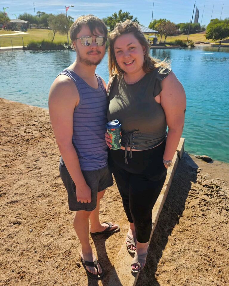 At our favorite dog park