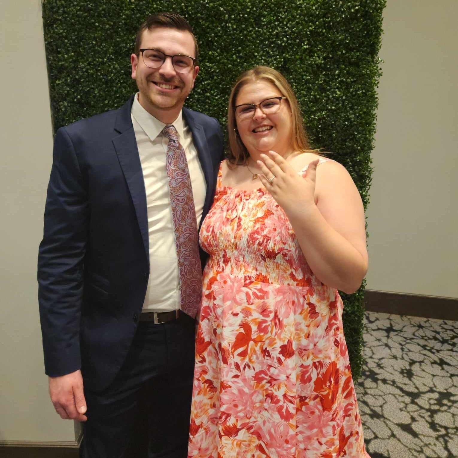 This was the most exciting anniversary yet.  4 WHOLE YEARS!!..........and a proposal...SHE SAID YES!  Dinner was at Nikolai's Roof with a spectacular view of the Atlanta Skyline at night.  A night we will both never forget.