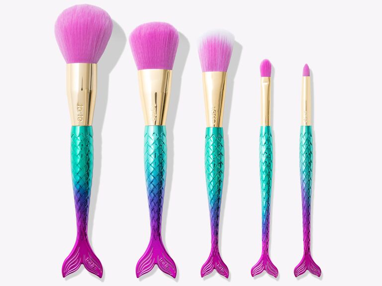 Mermaid tail makeup brushes