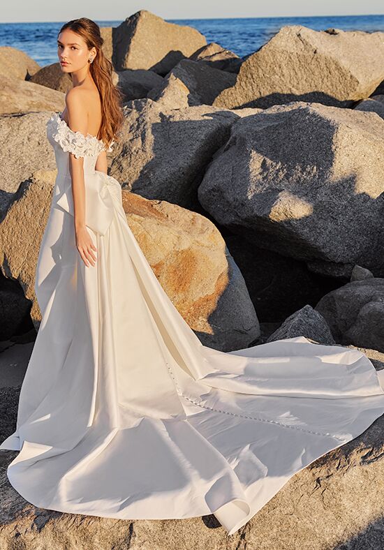 Martin Thornburg 221203W Blaye Illusion Sleeve Plus Size Wedding Dress 