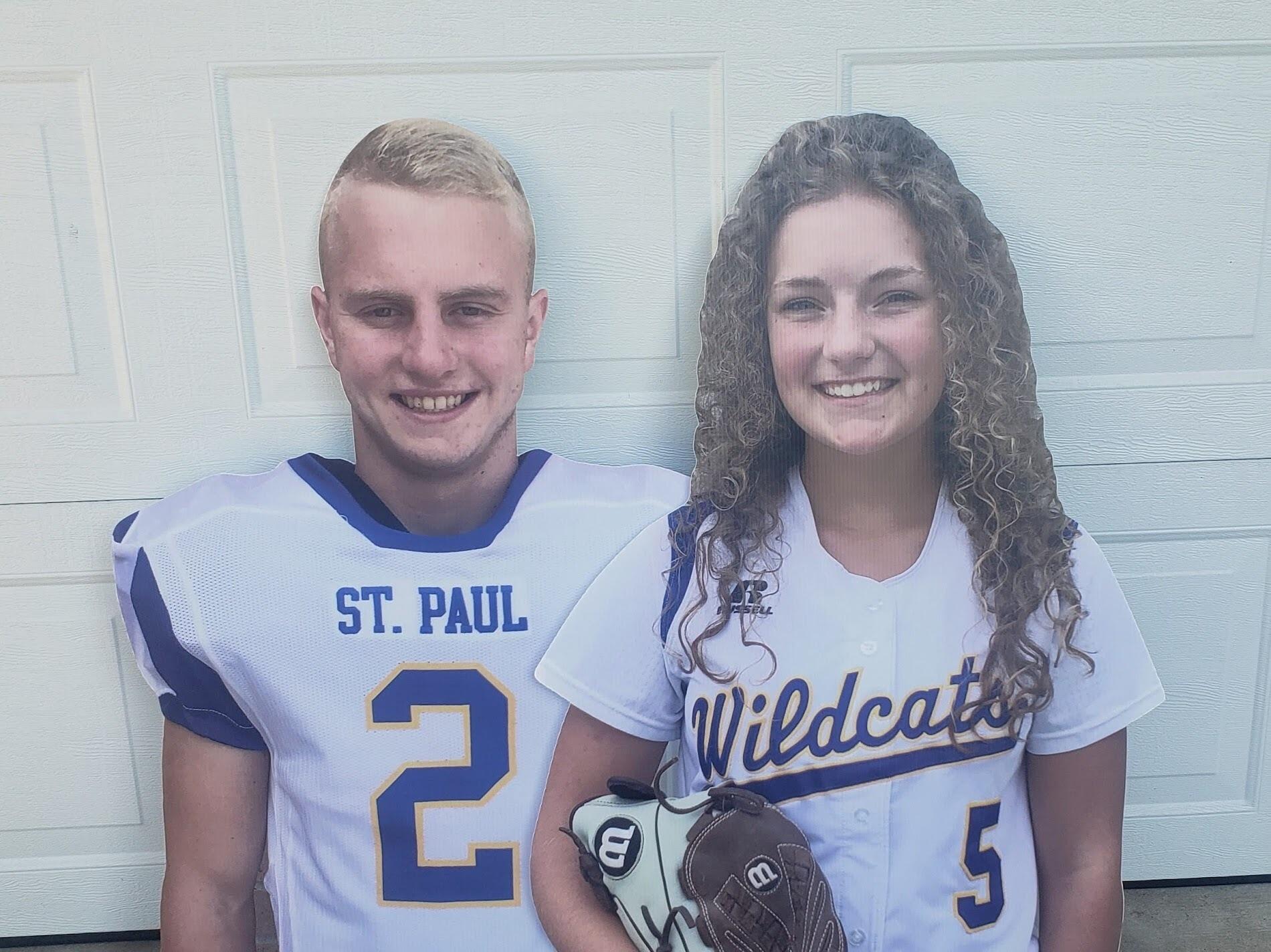 We went from CCD classmates to school classmates in 2017 when Anna transfered to St. Paul. One day when Anna was gone from school, she reached out to Jackson to ask what they did in Algebra II. That was the spark that started it all. 