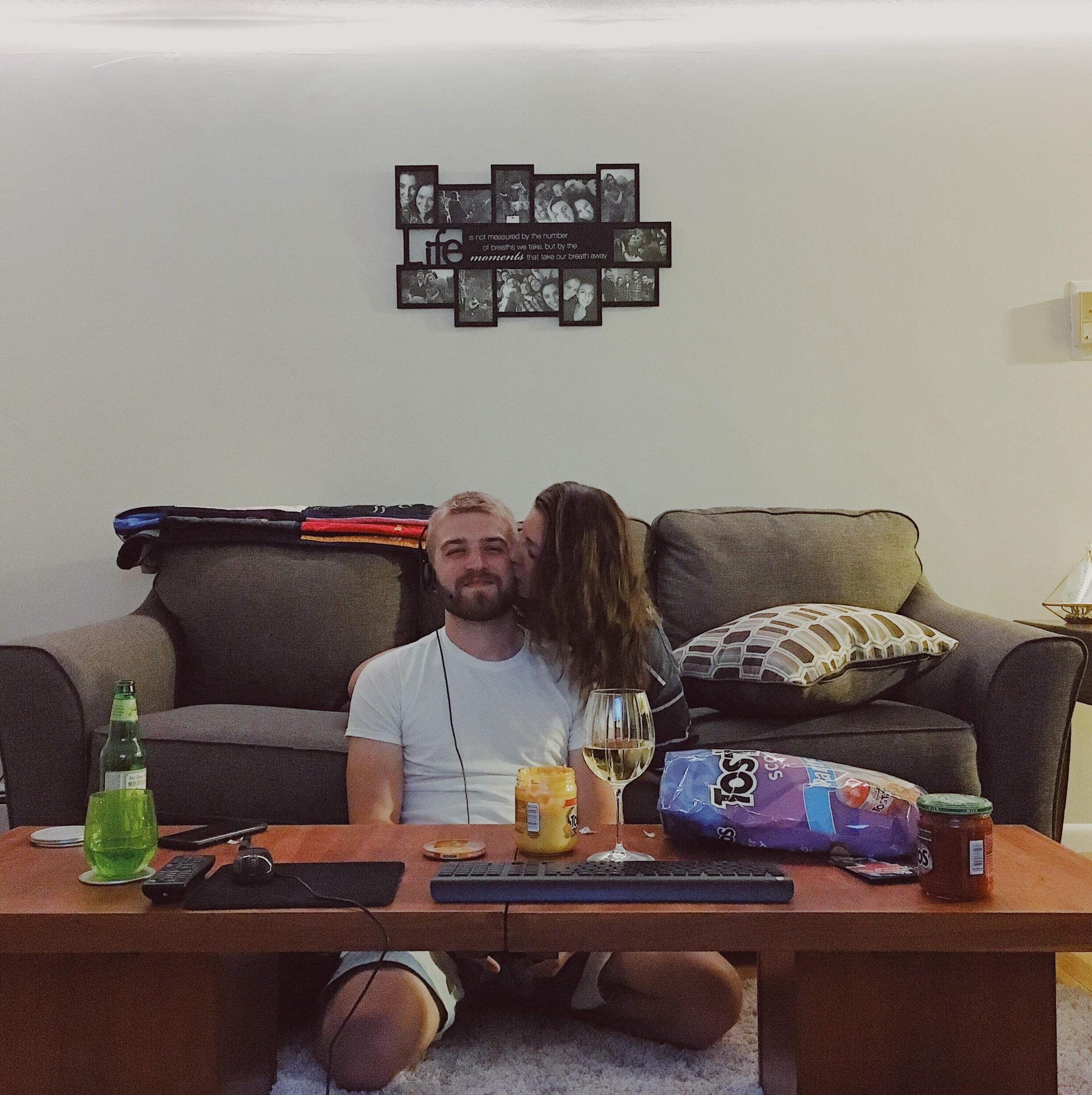 Sam and John move into their first apartment together.