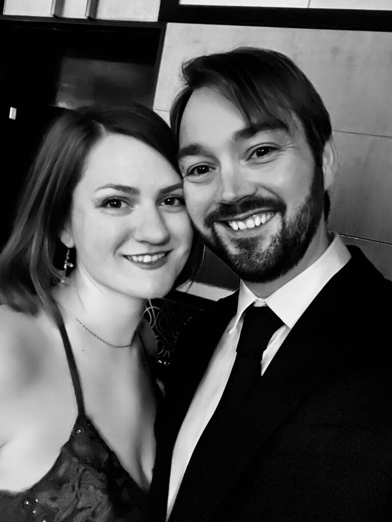 Together at the Themed Entertainment THEA Awards show in Los Angeles where Mallory's company and won an award this year!