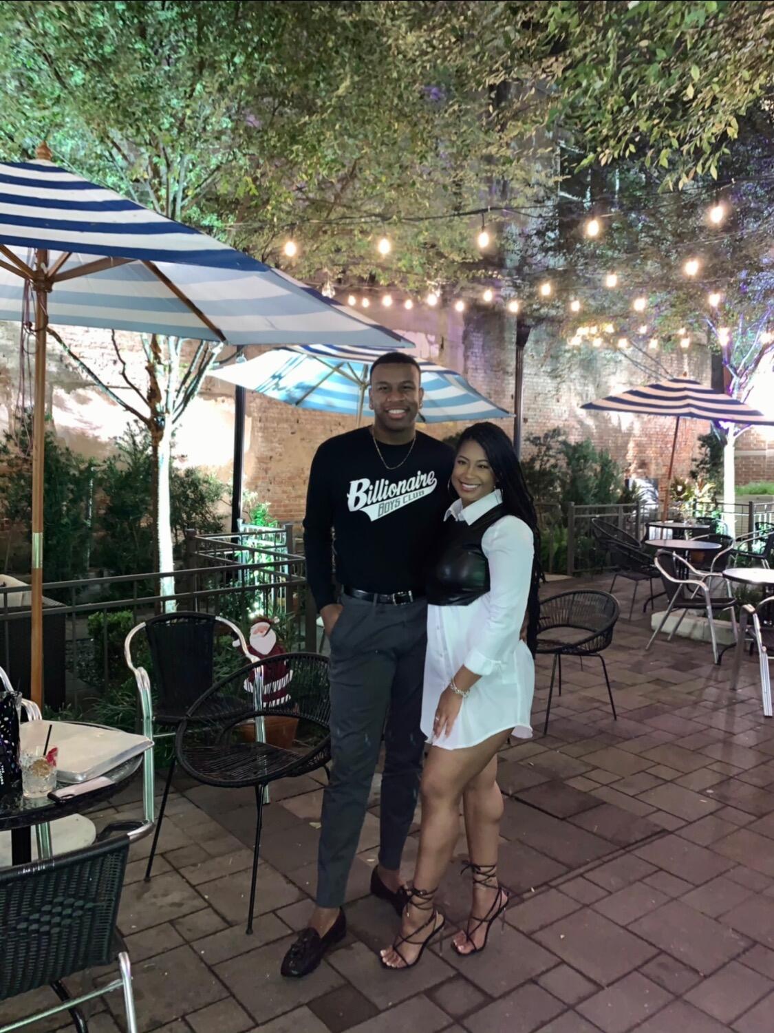 They both ended up moving to the Atlanta Metro area after high school. They always had mutual friends so they often crossed paths or chatted on Instagram. Their relationship didn't spark until the world shut down due to COVID. Unfortunately, this was Jatoria's last summer in Georgia. Fortunately, the distance didn't matter.

[Houston, TX]