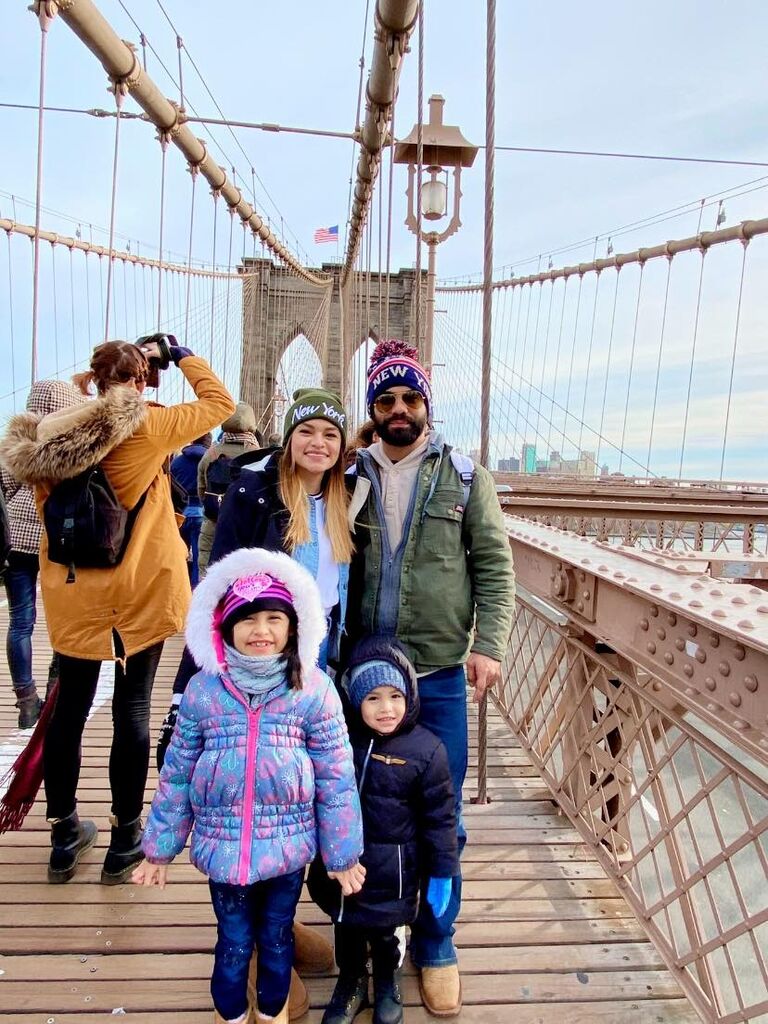 We traveled to NYC for New Years & found out we were expecting a baby just a few weeks before this trip.