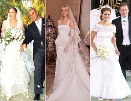 Celebrity Valentino wedding dresses