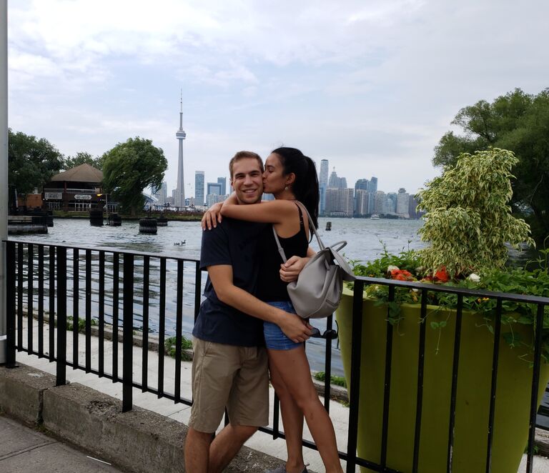 Bisou in the Toronto Islands