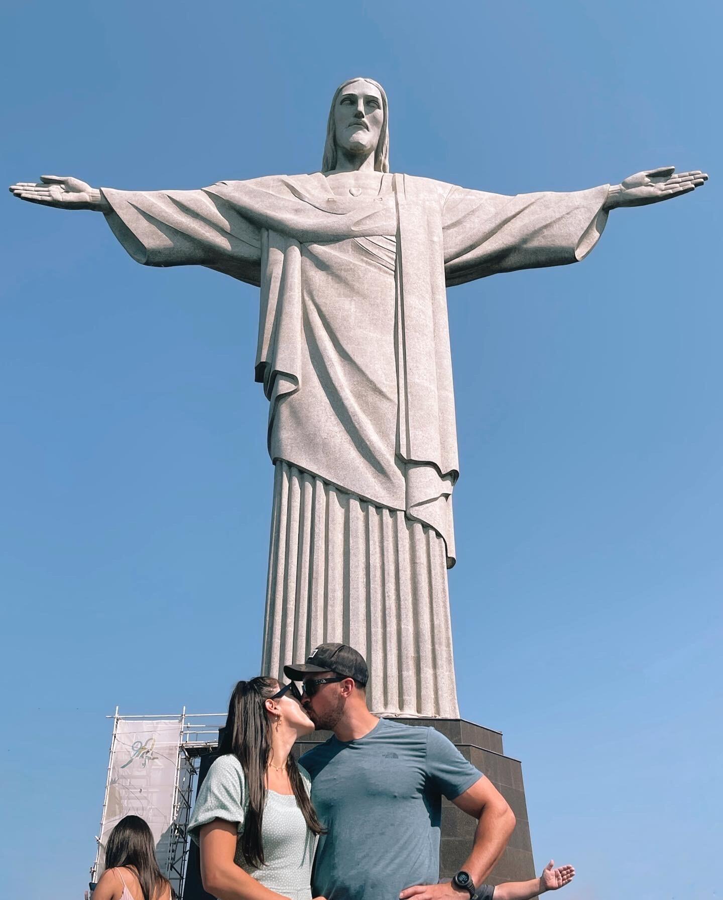 Blessing from the Christ Redeemer! // Recebendo a bencao do Cristo Redentor!