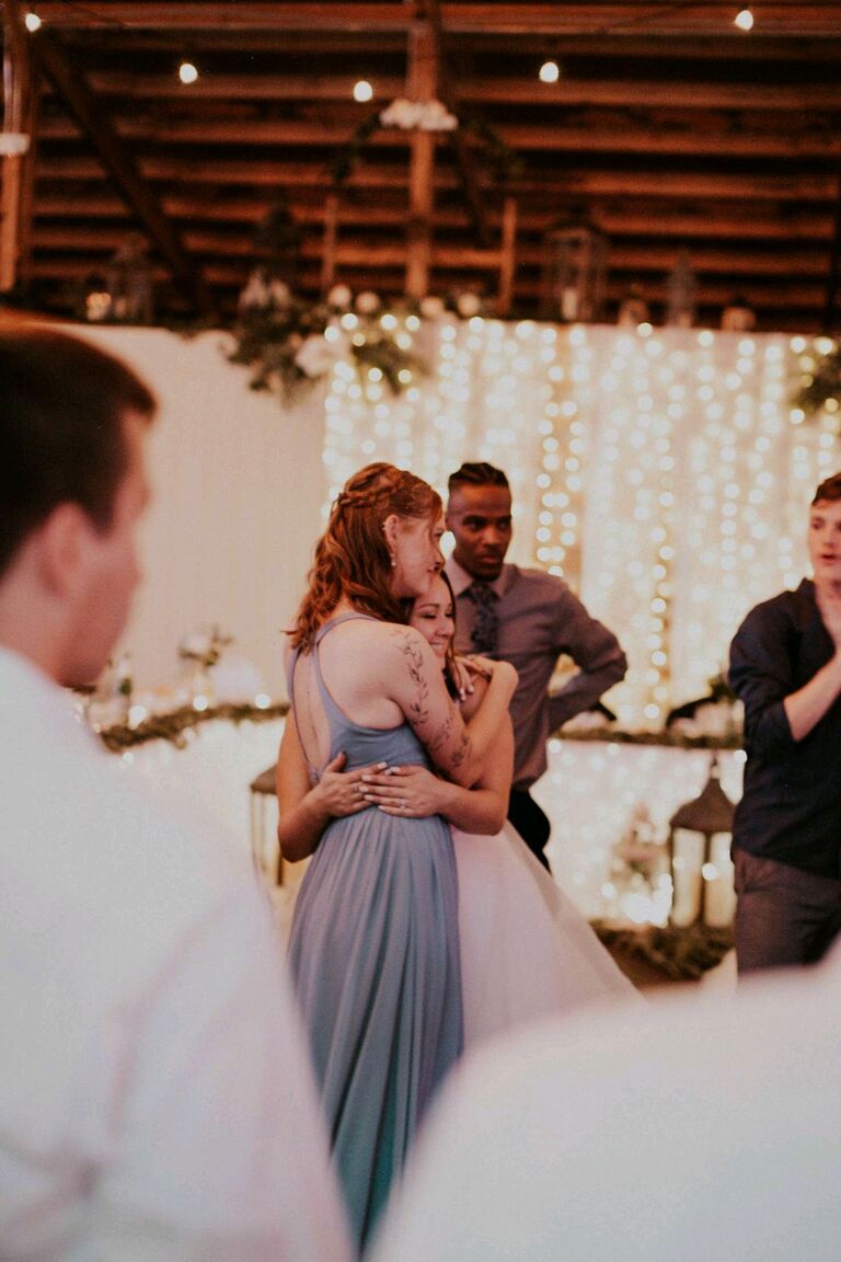 After 4 long flights, Michaela made it to her best friend's wedding in Chicago, where Colby drove to join in the celebration, and of course, see Michaela!