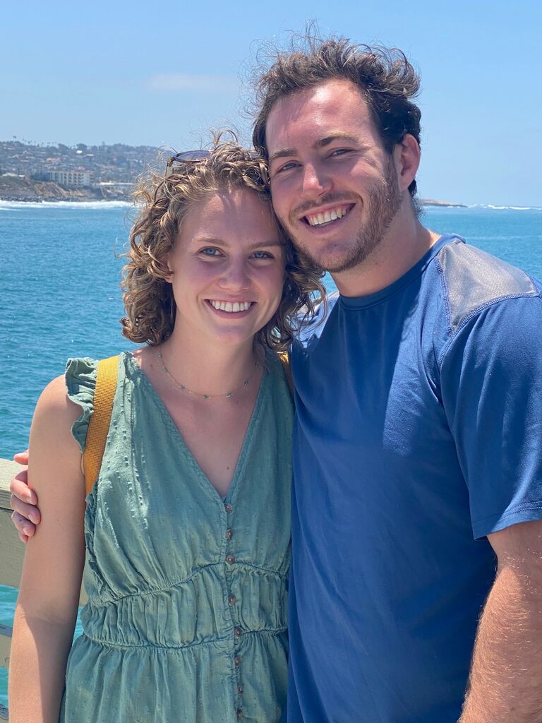 After their first date, they quickly became inseparable. Christopher didn't waste any time and asked Ellie to be his girlfriend. With a smile, Ellie responded, "I accept."