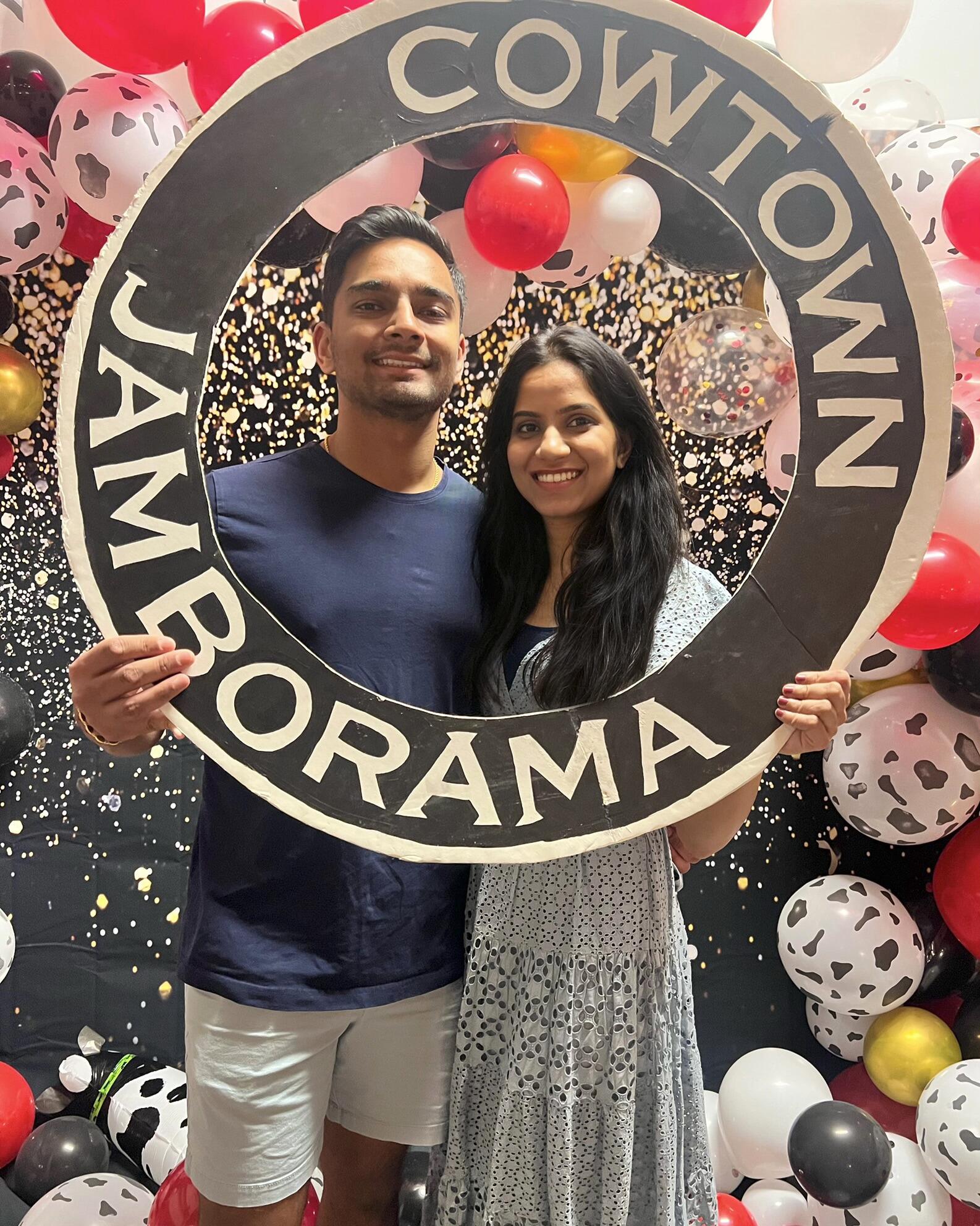 We fell in love while swing dancing, it's our favorite activity together