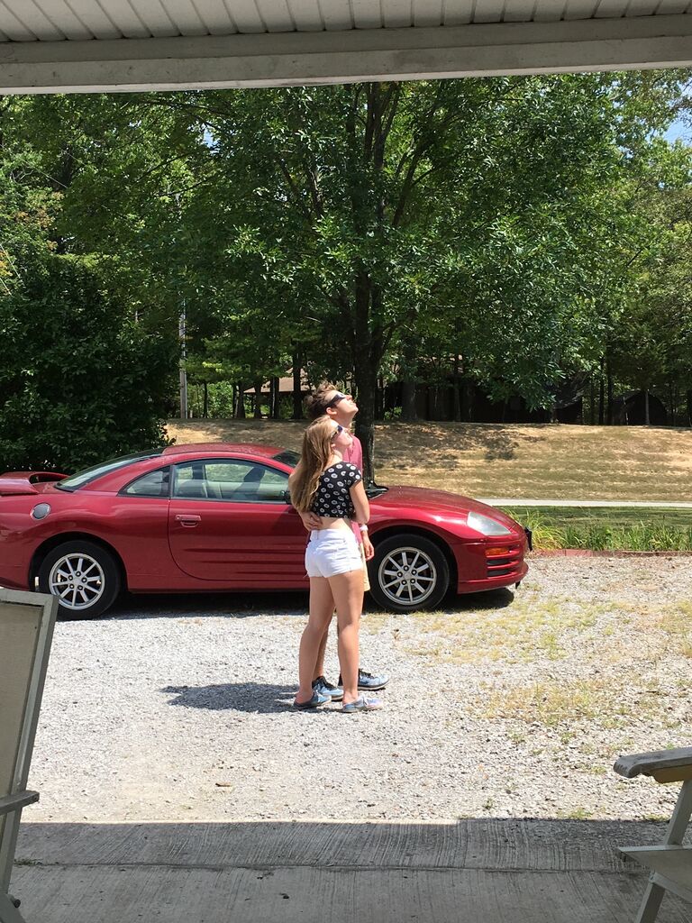 We got to see the eclipse of 2017 together! We took a trip down to Cole's relatives since they lived in the path of the eclipse. This was also our first vacation/road trip together!