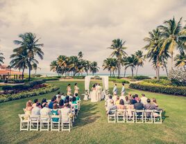 Outdoor summer wedding in Rio Grande, Puerto Rico