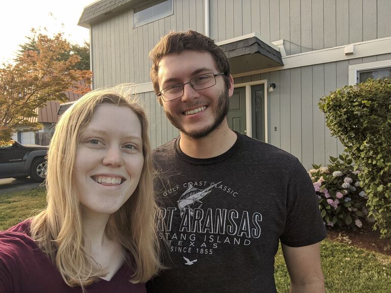 After a year of long distance, we finally move in together in Oregon