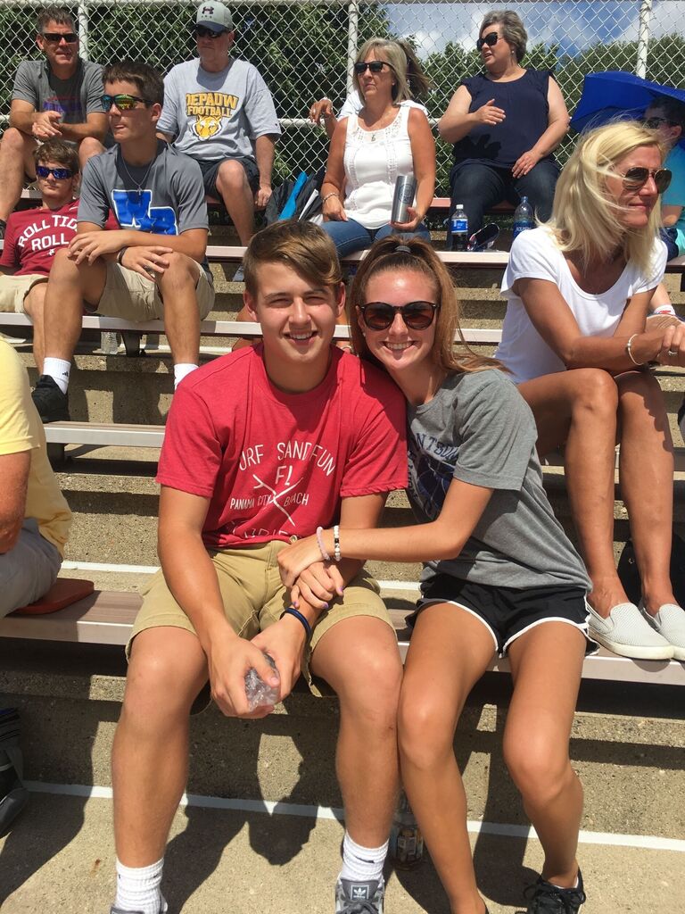 Through mutual friends, Cale and Grace began dating when she was a freshman in high school and Cale was a sophomore. 