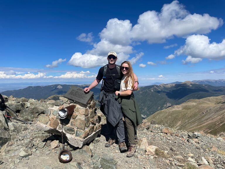 My Sherpa took me to the highest point in New Mexico!   Wheeler Peak Summit, elevation 13,161 ft.