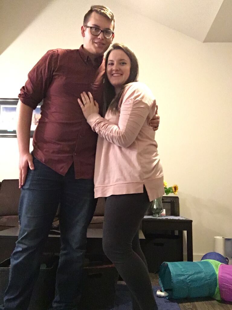 Our first Valentine's Day (and then 4 days later would mark a year that we had been together)
