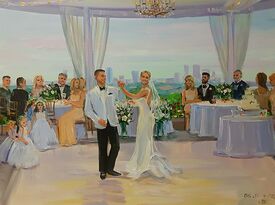 Live event, wedding painting by  Vesna - Live Painter - Boston, MA - Hero Gallery 3