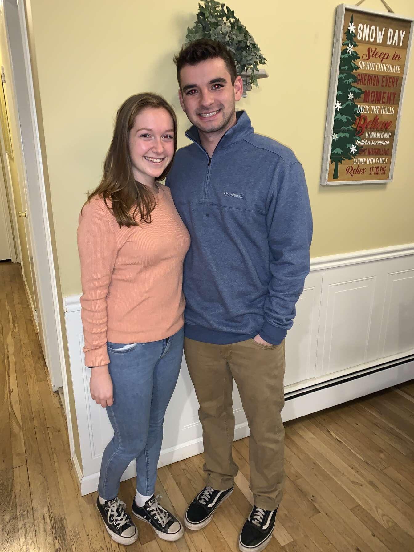 Casey and Brian celebrate their first New Year's Eve celebration with Brian's friends from Long Island.