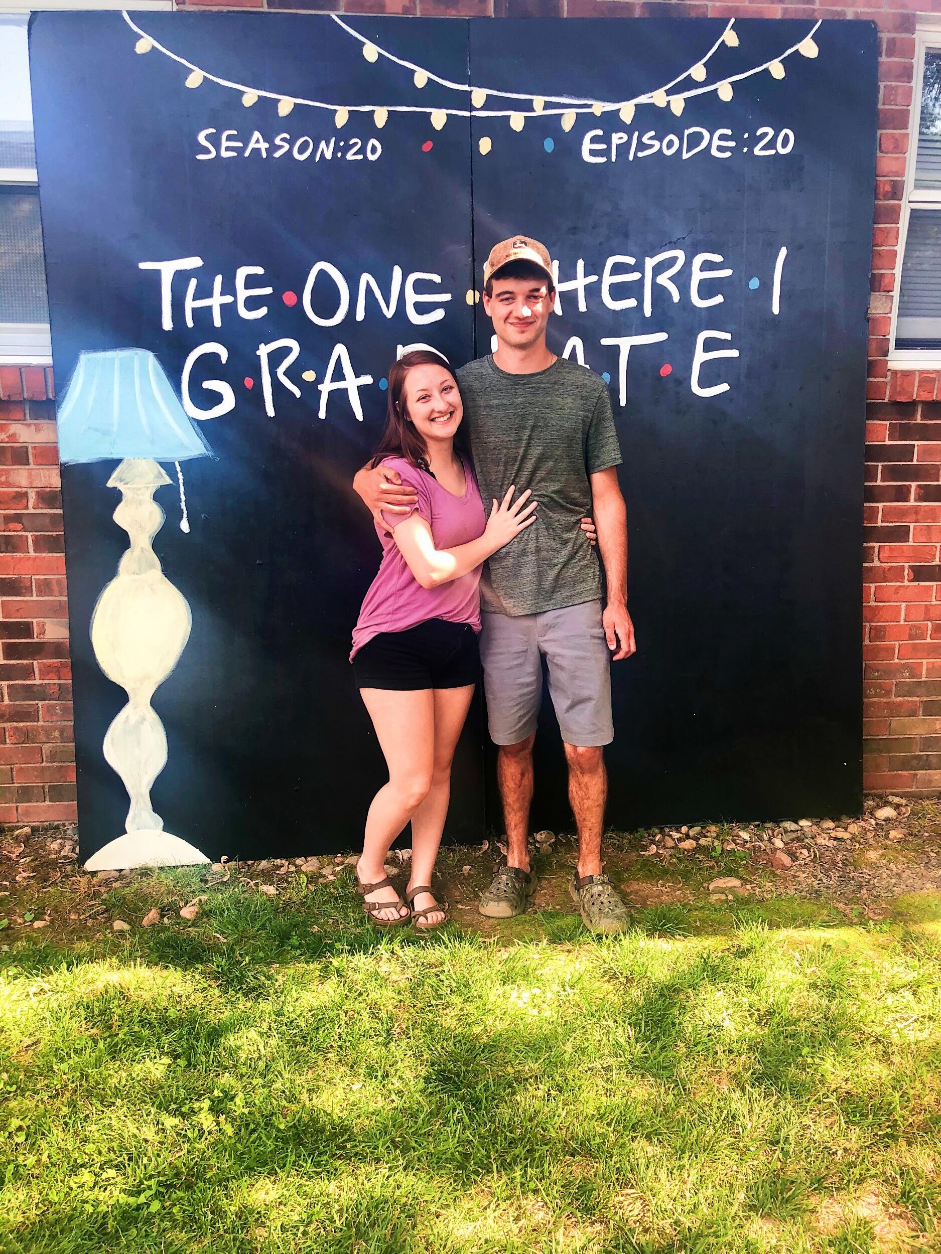 Our first ever picture as an "offical" couple.