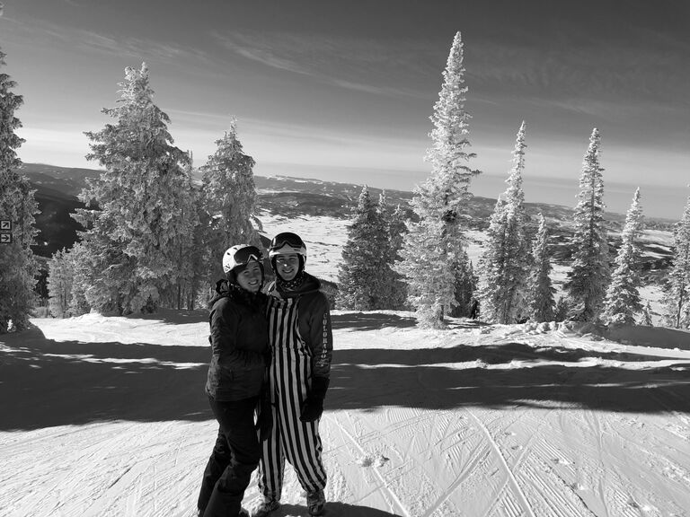 Our first big trip together! Skiing in Steamboat, CO with friends from college over winter break!