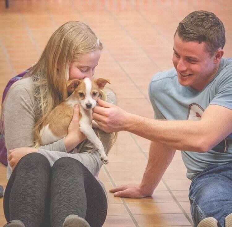 First date together in college after meeting playing cards in the basement of Johnson hall at UWRF.