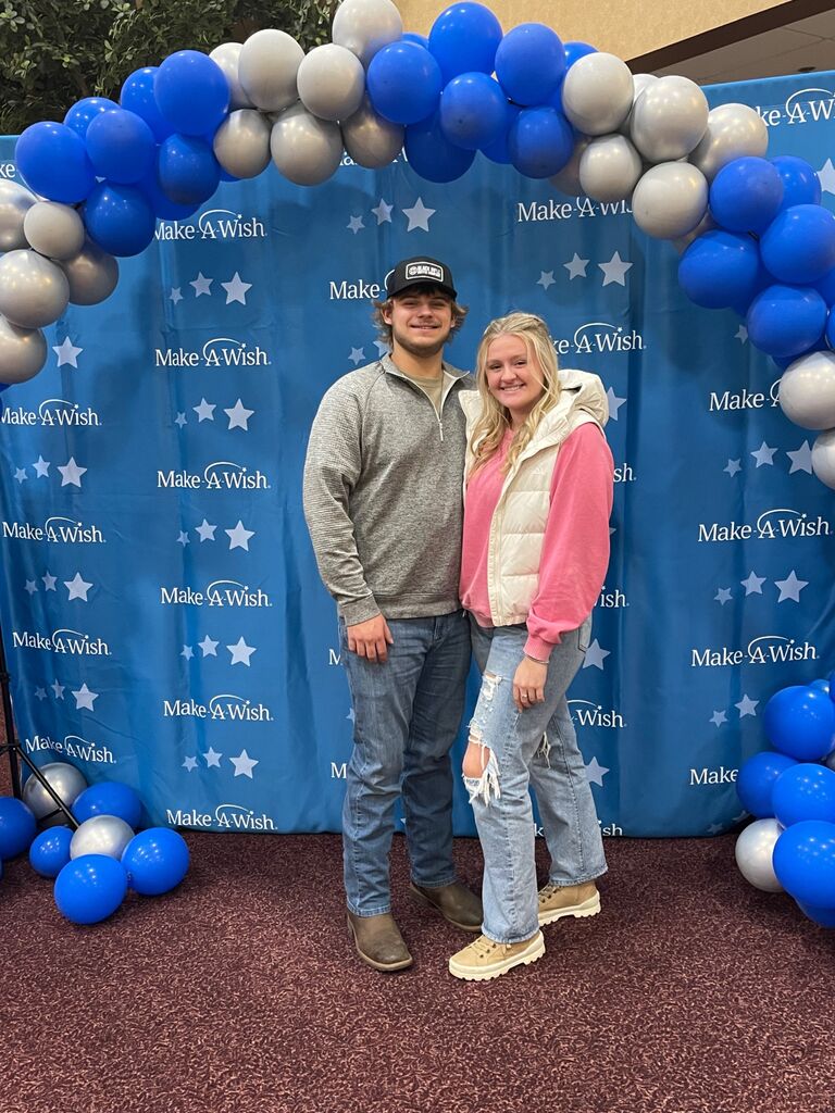 Went to our first Make-A-Wish banquet together!