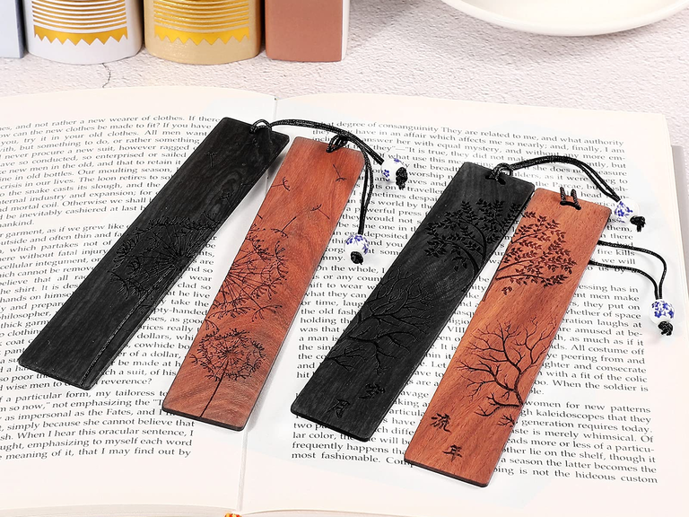 wooden bookmarks for the best reader gift