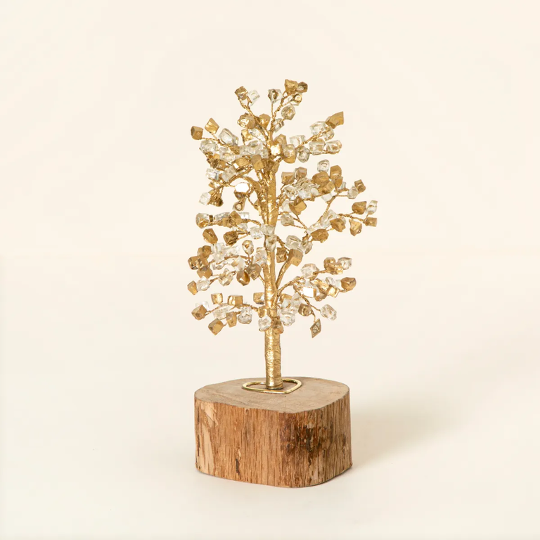 Gold anniversary tree