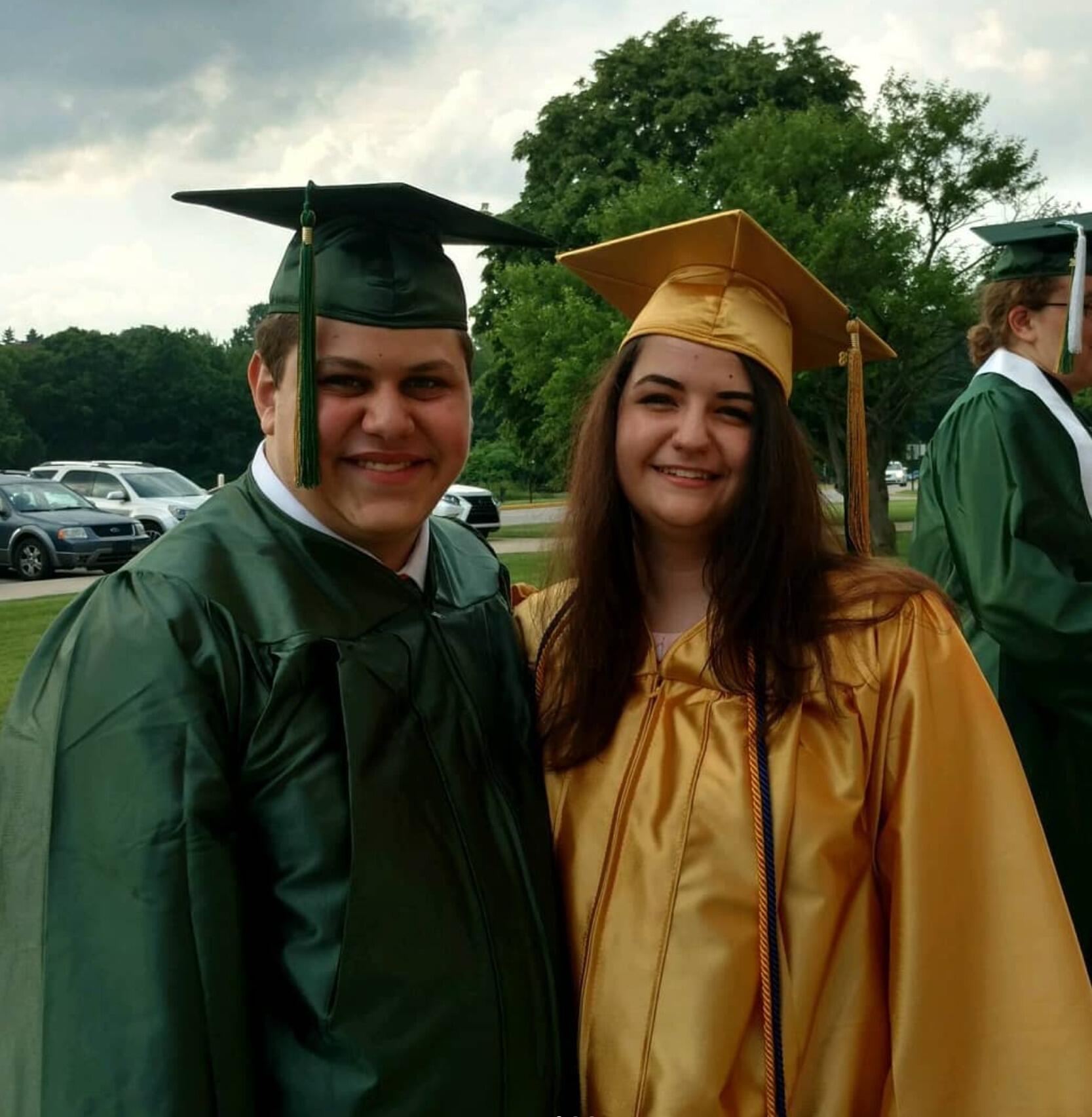 We graduated together at Carlynton High School, and went out into the world together.