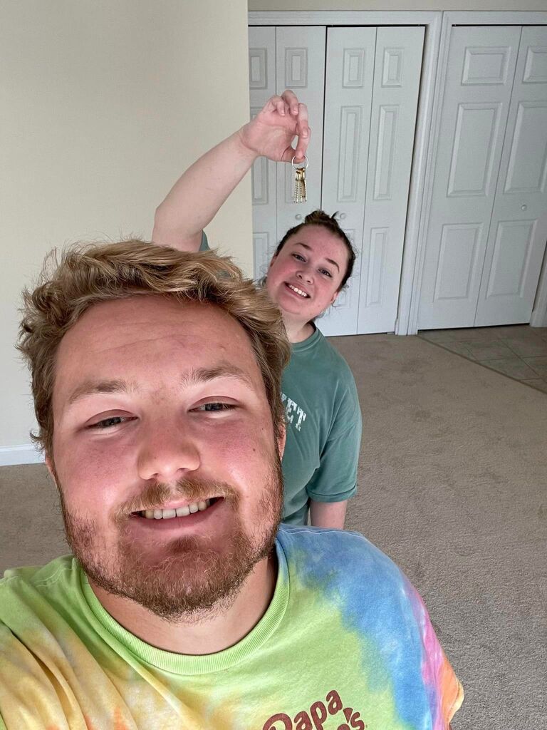 We moved into our first apartment!