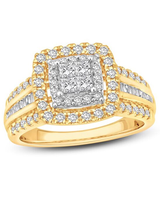 Kay Jewelers Multi-Diamond Engagement Ring 1 ct tw Princess/Round ...