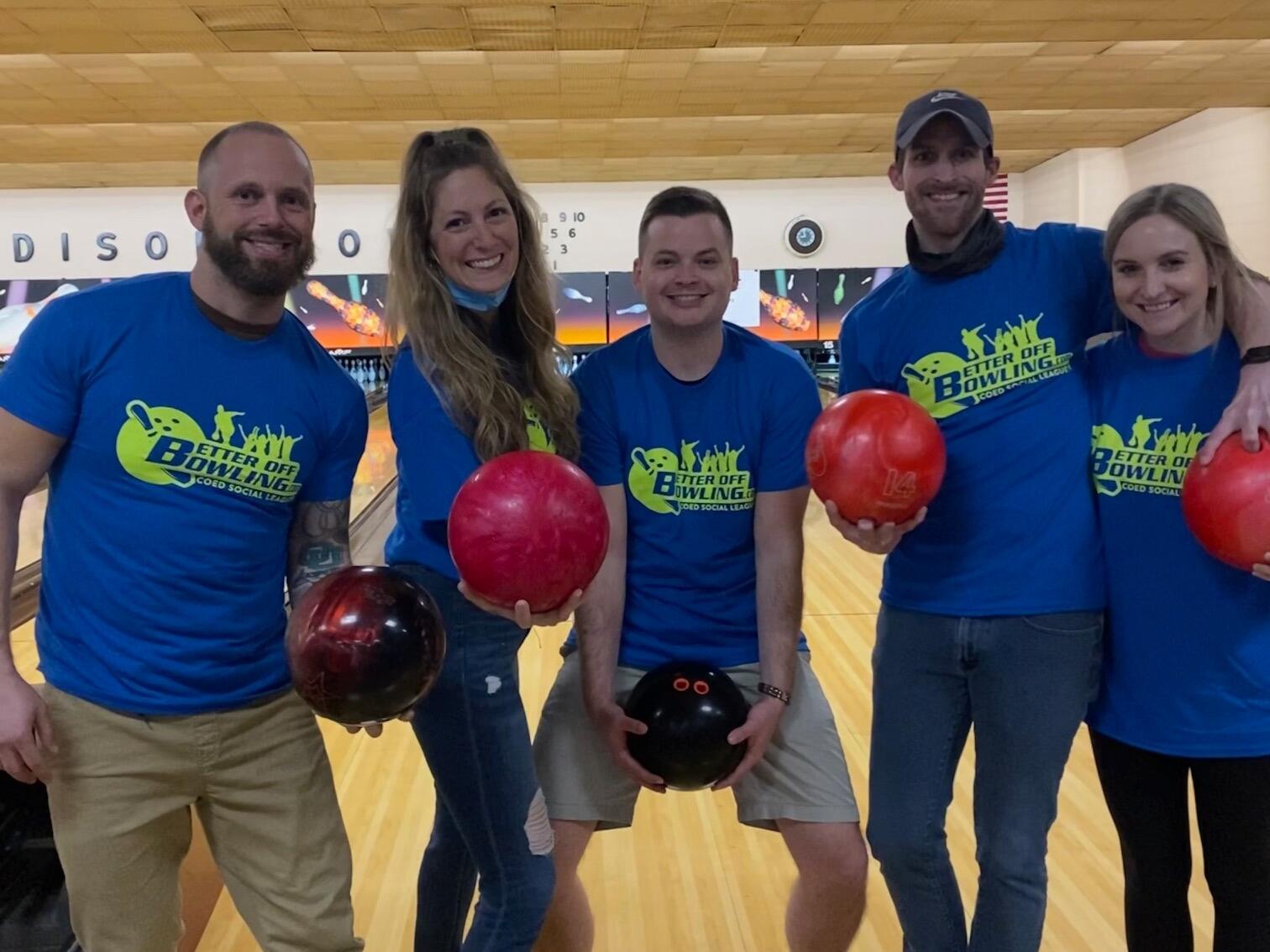 David asks Whitney to join his bowling team after a few dates in Jan/Feb. Our bowling friends start to "make plans" for us behind the scenes. 
