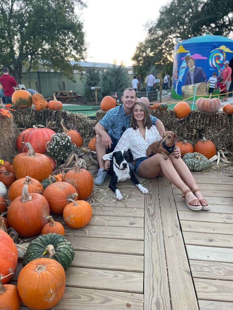 Pumpkin Patching with the Boys