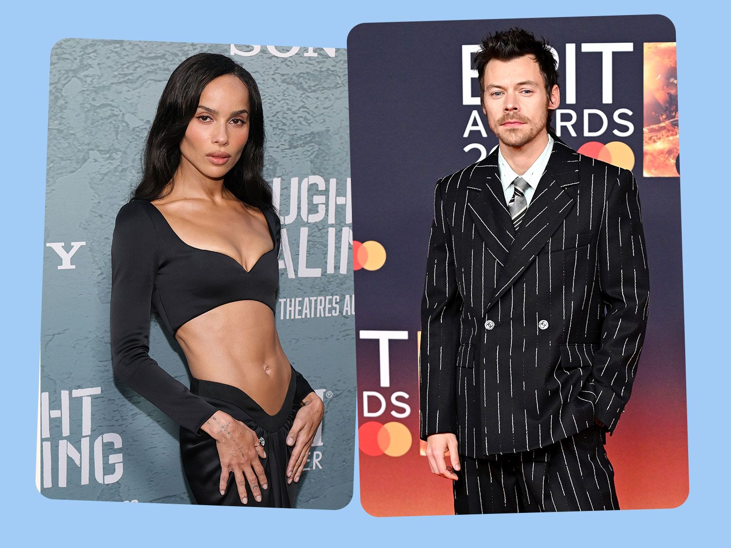 Zoe Kravitz and Harry Styles