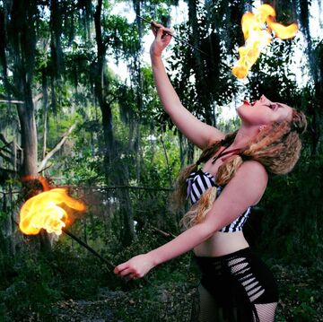 Miss Taylor Gigante - Fire Dancer - West Palm Beach, FL - Hero Main