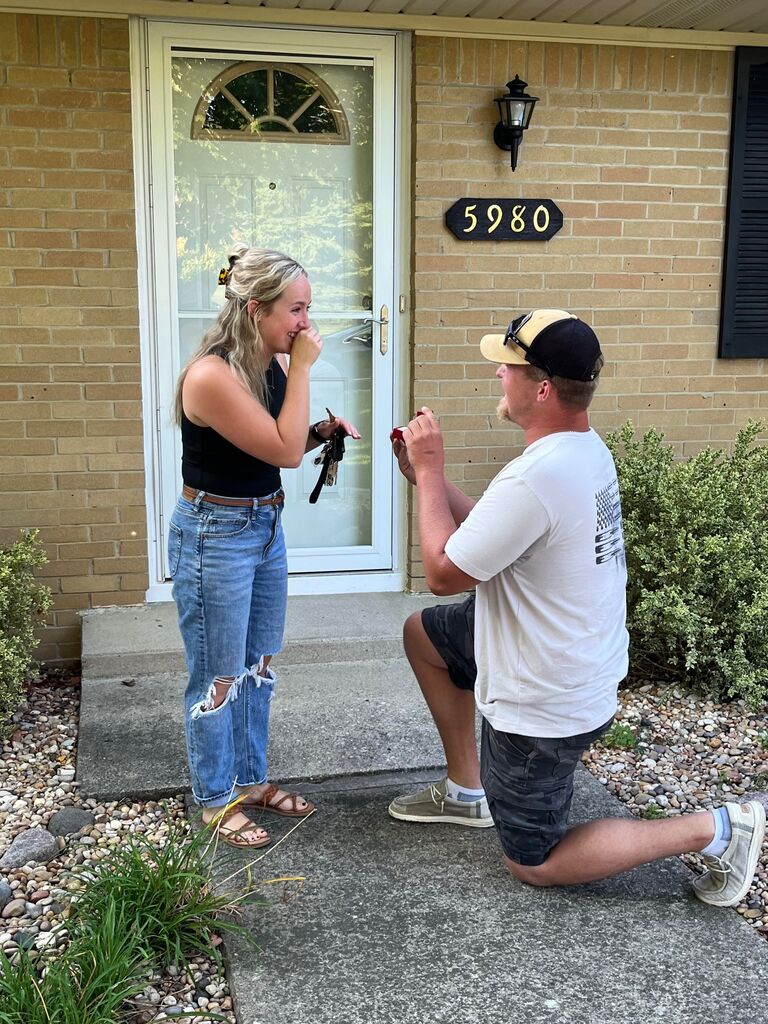He proposed!!!