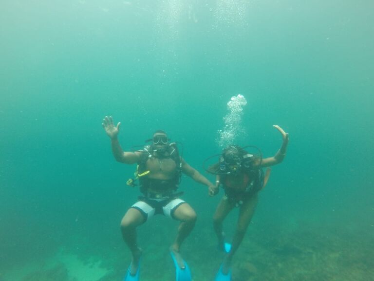 Diving in Rosario Island ,Colombia 