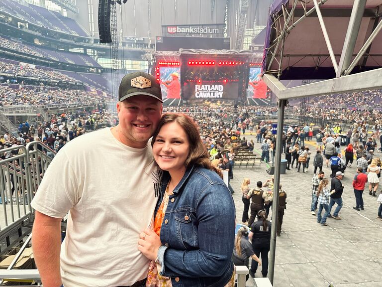 Luke Combs! Connor's first concert. 