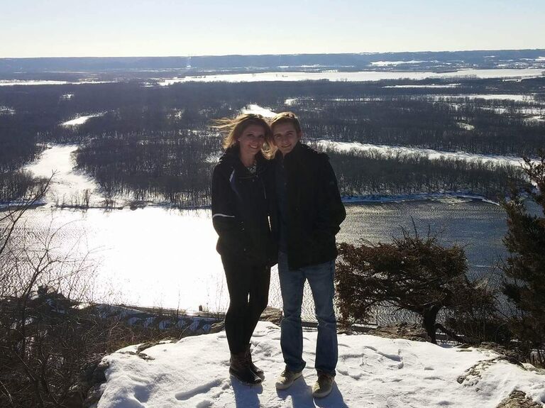 Drove to tour UW-Eau Claire and took the scenic route back through western Wisconsin