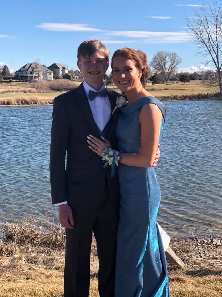 Kyle and Emma attend Prom together. 