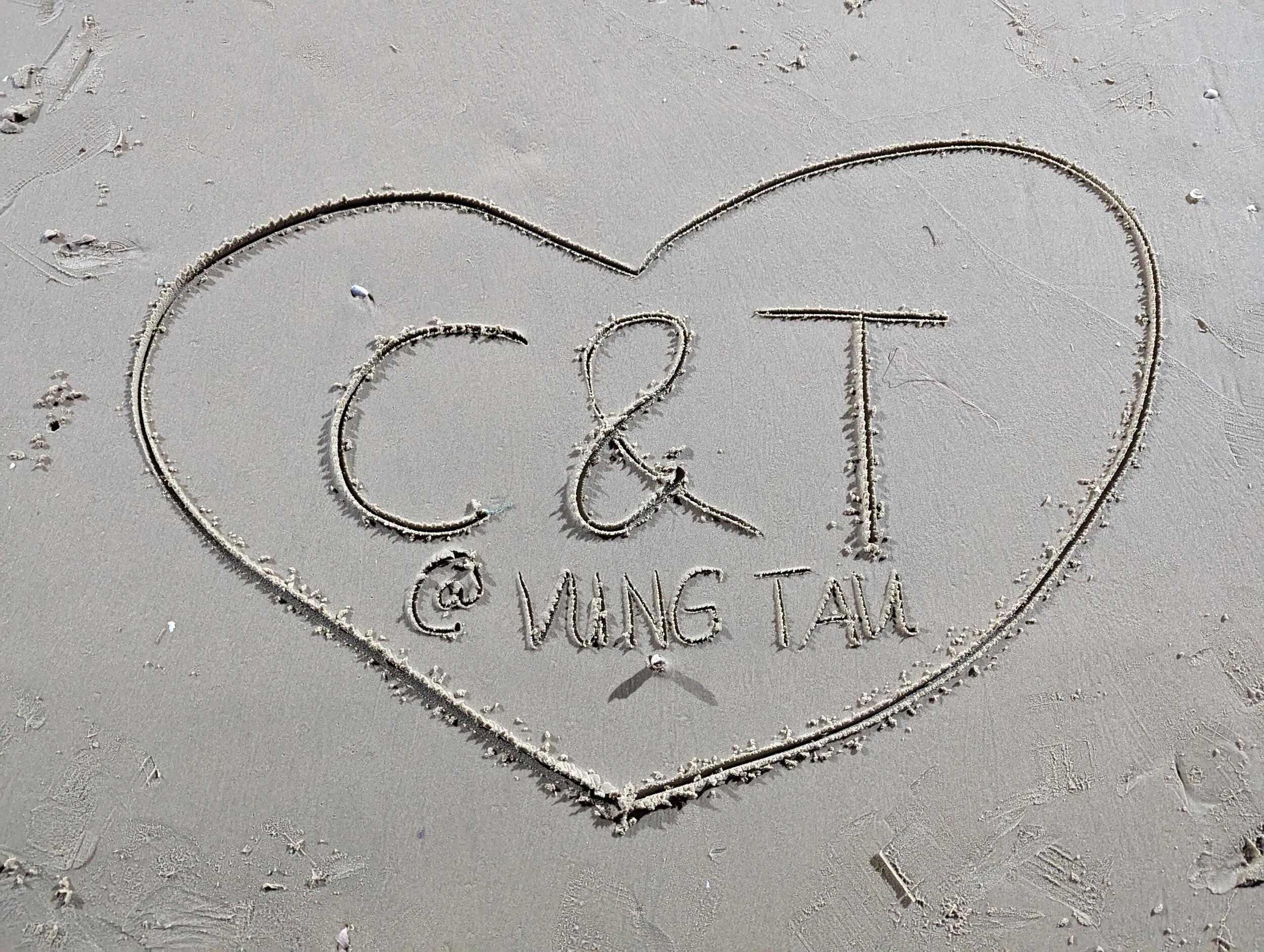 Our first trip together to Vietnam and we visited the beach of Vung Tau.