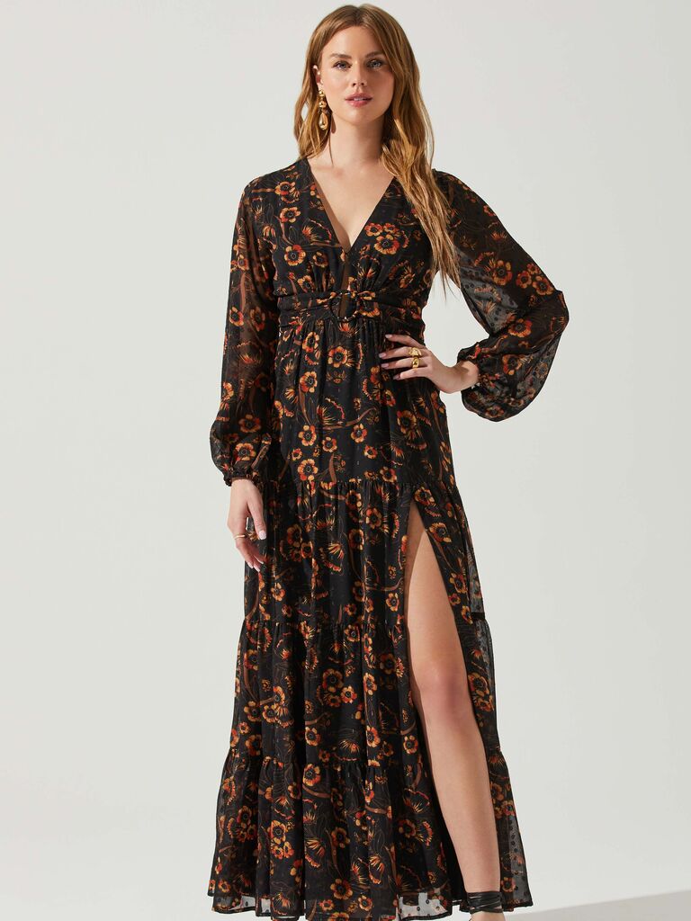 The 37 Best Fall Wedding Guest Dresses | Sleeves, Outdoor, Formal