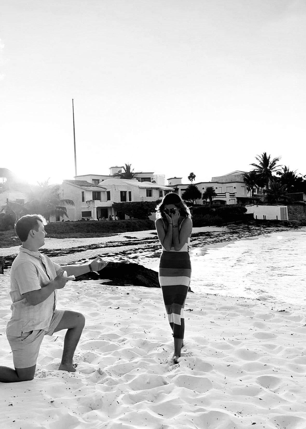 During their vacation in Cancun in 2023, Ryan surprised Rachel by proposing to her. She was completely caught off guard, but overjoyed. They spent the rest of the week enjoying each other's company and cherishing every moment together.