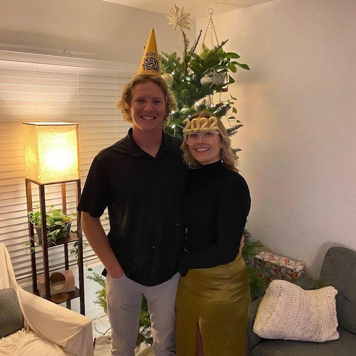 Our first New Year’s, the day we made it official… and realized ringing in the new year together beats any champagne toast!